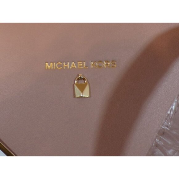 MICHAEL Michael Kors Perfume Pink Faux Leather Gift Tote Shoulder Bag Large - Picture 7 of 7